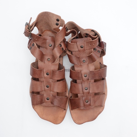 NEW Bed Stu Hera Leather Gladiator Sandals 4547-14208 Brown - Picture 4 of 7